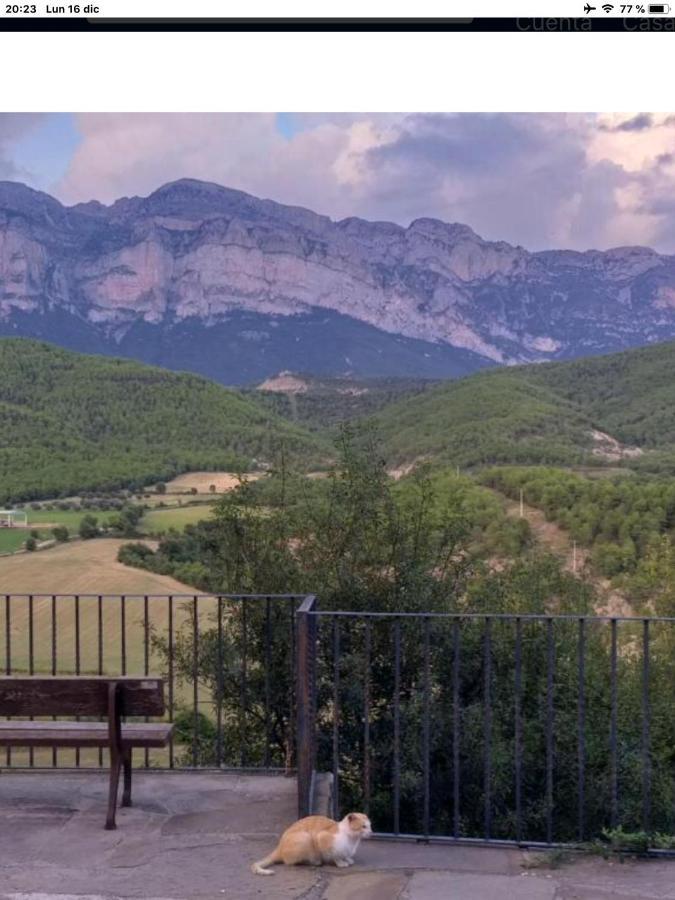 Vistas A La Montana En Un Pueblo Con Encanto. El Pueyo de Araguás Zewnętrze zdjęcie